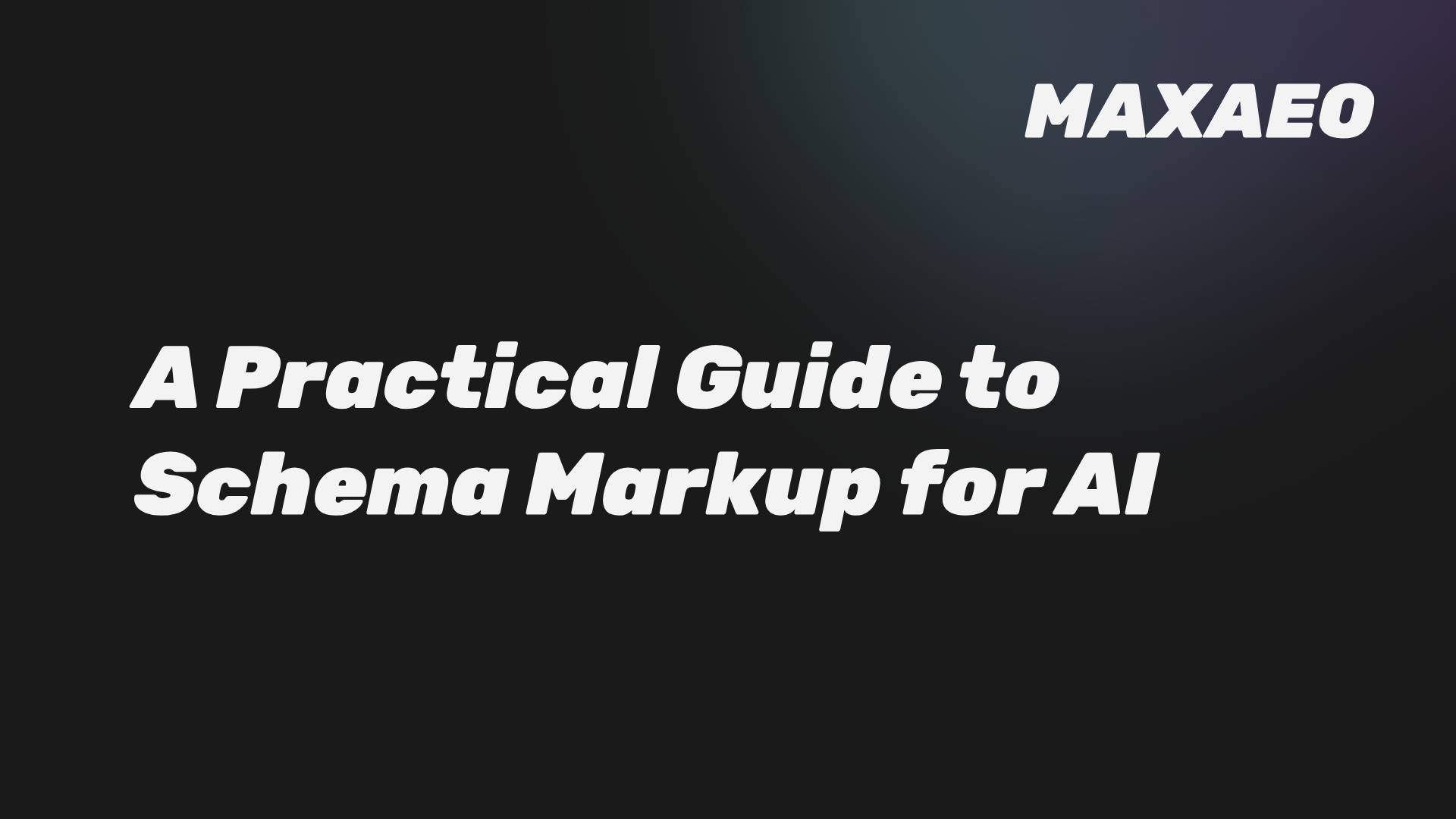 Schema for AI: The B2B Leader's Guide to Machine-Readable Trust