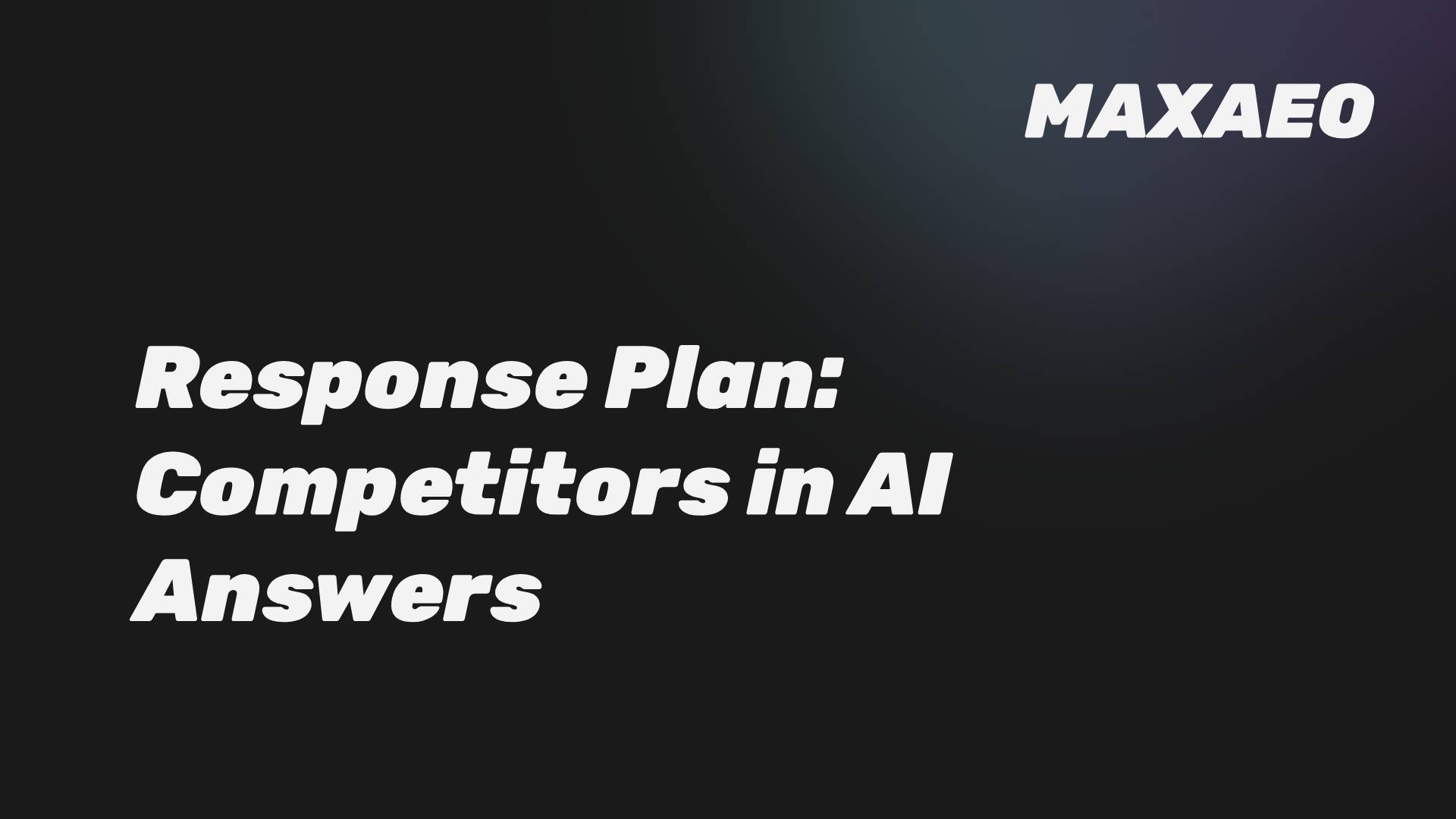 Competitor in Google's AI Answer? A CMO's Emergency Response Plan