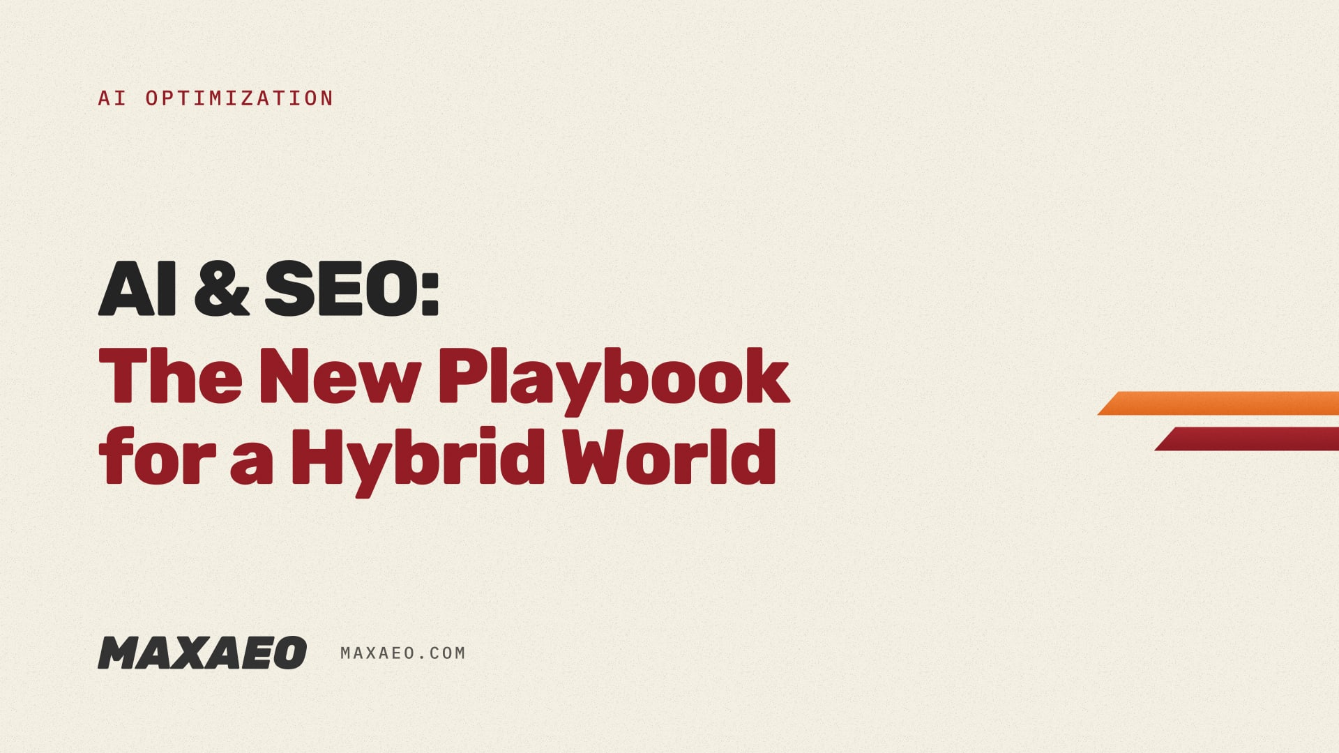 AI & SEO: The New Playbook for a Hybrid World