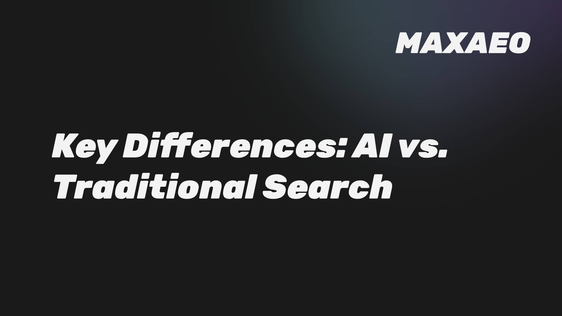 AI vs. Traditional Search: 5 Strategic Differences for B2B Leaders