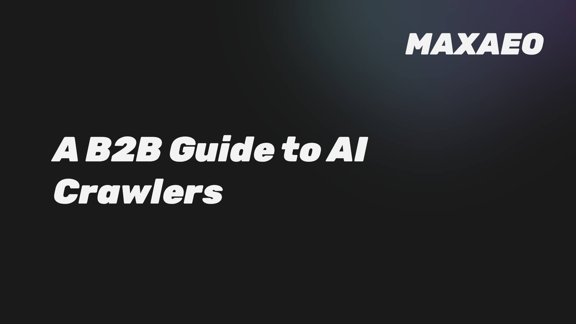 A strategic guide for B2B leaders. Learn what AI crawlers from OpenAI, Google, and others are, the risks they pose, and how to manage them with robots.txt and llms.txt for GEO success.
