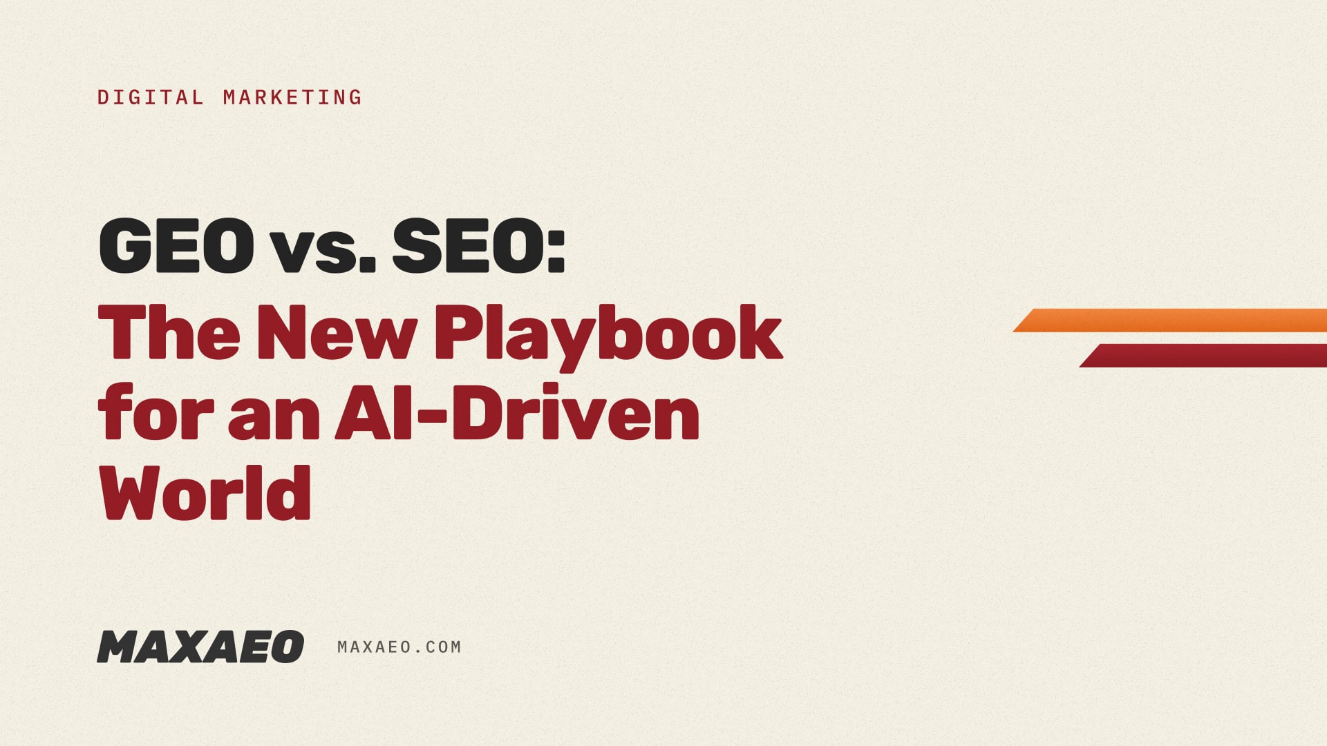 GEO vs. SEO: The New Playbook for an AI-Driven World