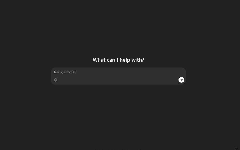 ChatGPT Interface